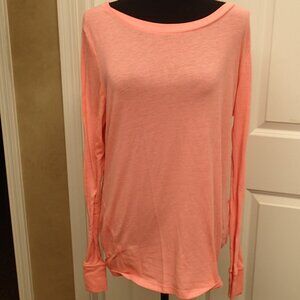 Exertek Women's Shirt Size Large Coral Color